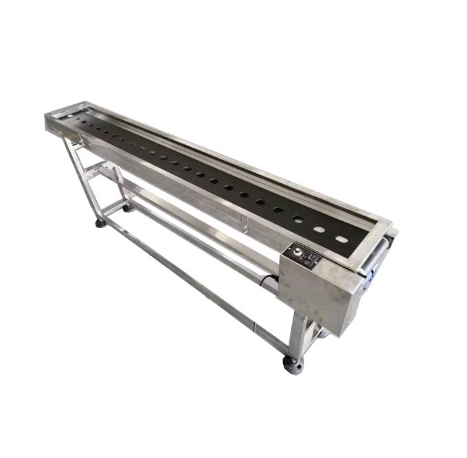 Stainless Steel Accurate Positioning Electronic Egg Date Coding Conveyor 0