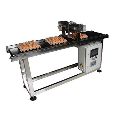 E5 400W X Traverse System Egg Coding Conveyor Machine For Date Coding