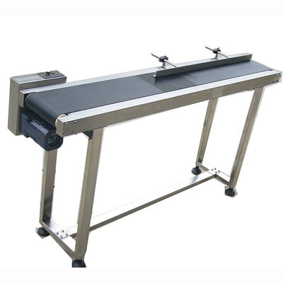 Clamping Type Coding Conveyor For Bottles Cans Cartons Labels