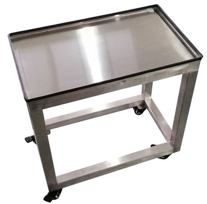 4 Wheels Movable Lightweigh CIJ Printer Table For Coding