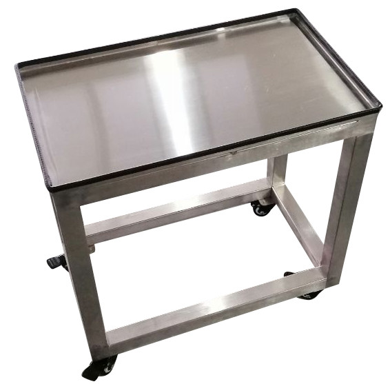 4 Wheels Movable Lightweigh CIJ Printer Table For Coding 1
