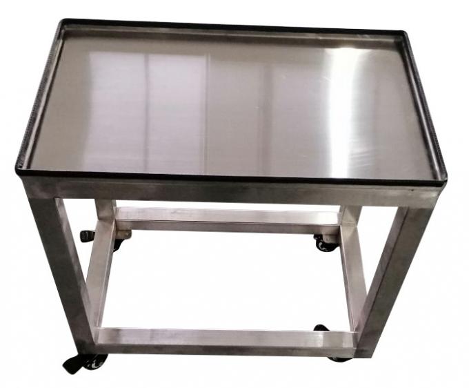4 Wheels Movable Lightweigh CIJ Printer Table For Coding 0